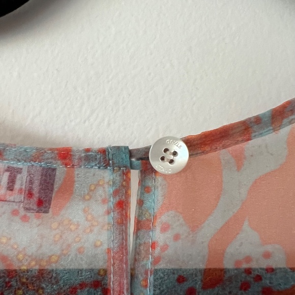 STAUD The Hyacinth Dress | Floral Wave Multi ES size 3X - Picture 11 of 13